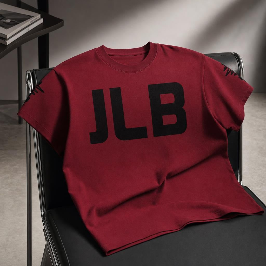 JLB Black Logo Essential Cotton T-Shirt